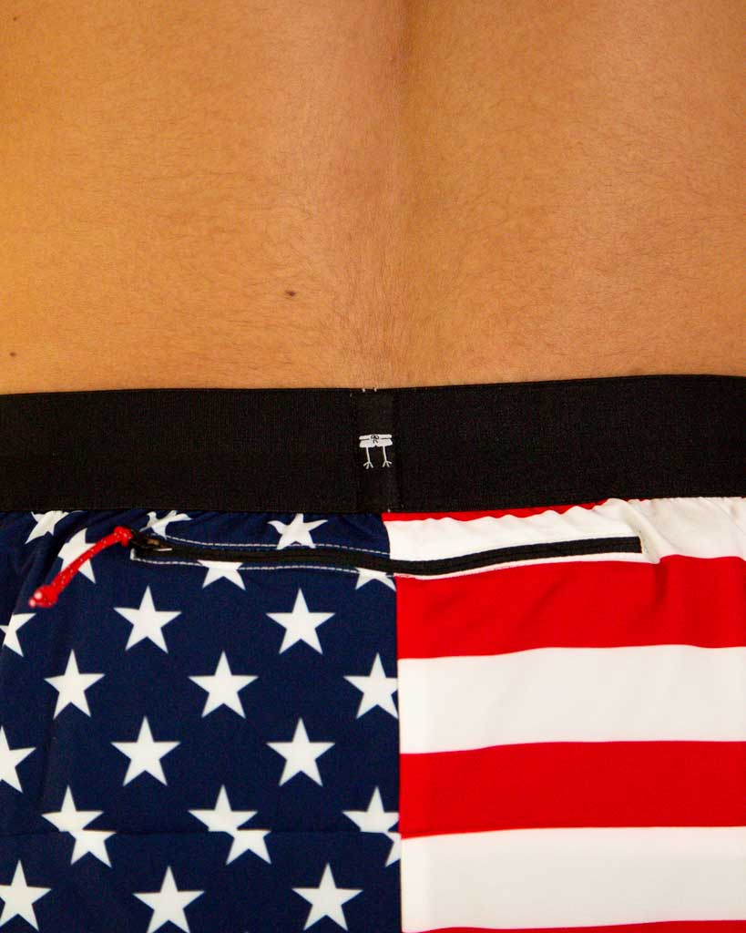 Men's USA 5" DS Running Shorts