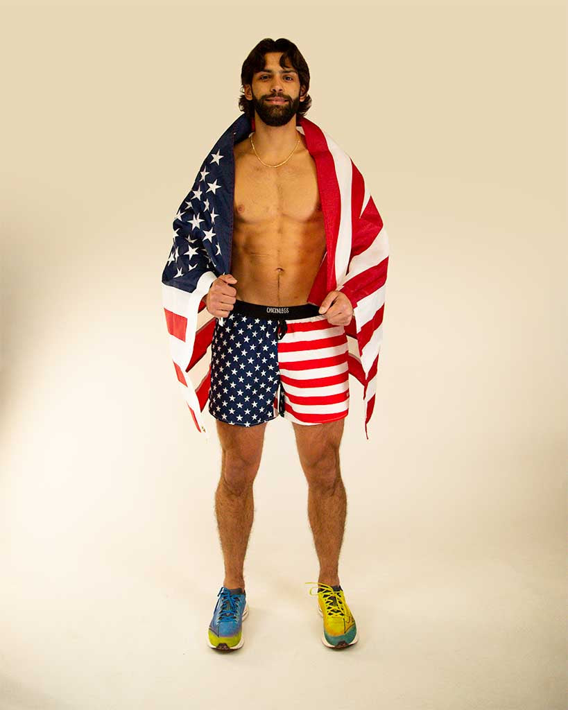 Men's USA 5" DS Running Shorts
