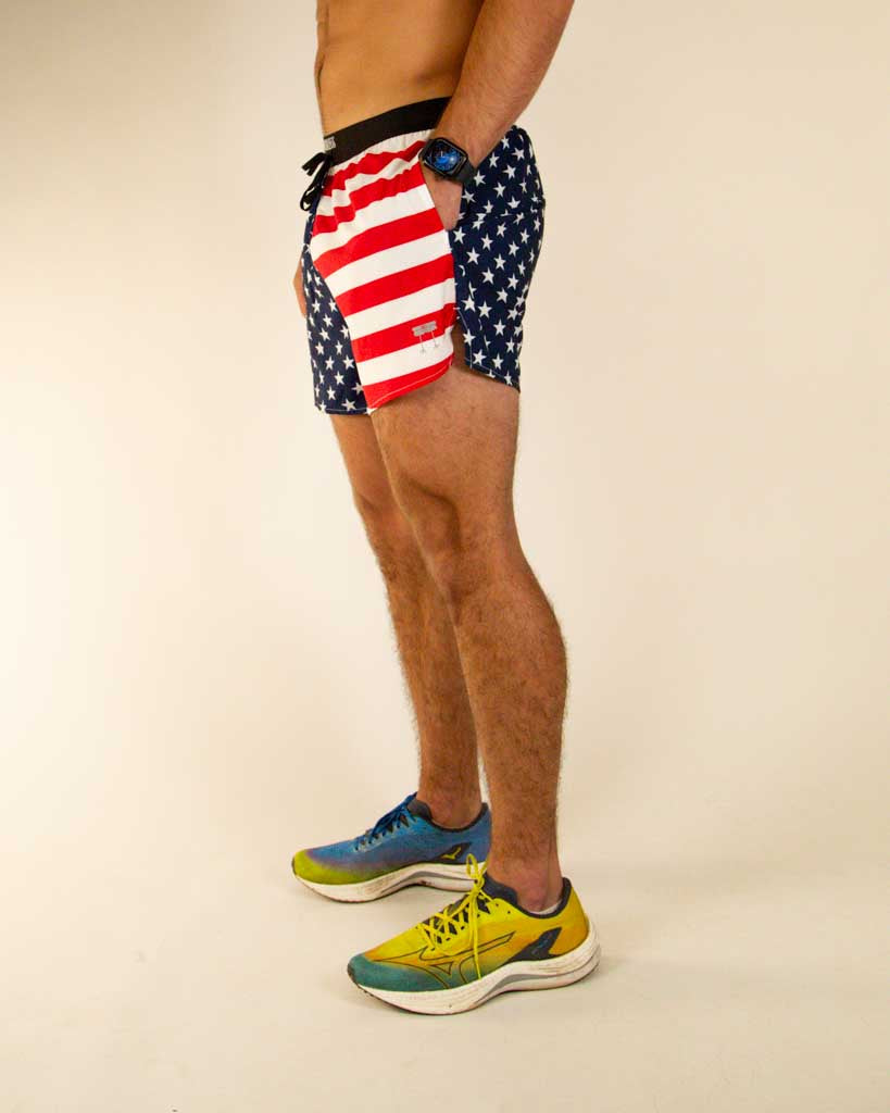 Men's USA 5" DS Running Shorts