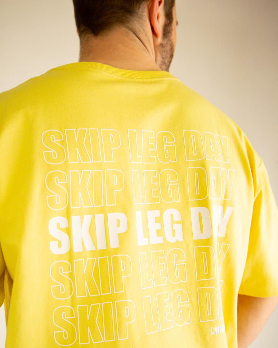 Skip Leg Day Oversized Tee